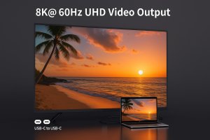 Equip USB-C to C Active Optical Cable, 7.5m, PD 60W, 8K/60Hz, 10Gbps, Video + Data + PD