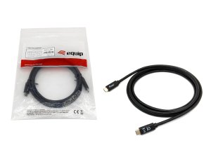 Equip USB 3.2 Gen 1 C to C cable, 0.5m, PD 60W, 5Gbps, Black