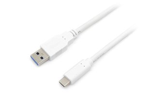 Equip USB 3.2 Gen 1 C to A Cable, 0.5m, 5Gbps, White