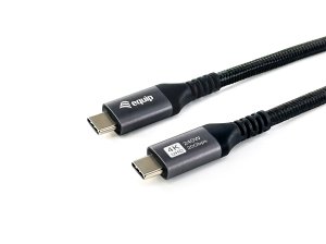 Equip USB4 Gen 2x2 C to C Cable, 3.0m, PD 100W, 4K/60Hz, 20Gbps, Black