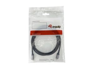 Equip USB4 Gen 2x2 C to C Cable, 3.0m, PD 100W, 4K/60Hz, 20Gbps, Black