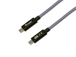 Equip USB 3.2 Gen 2x2 C to C Cable, 2.0m, PD240W, 4K/60Hz, 20Gbps, Black