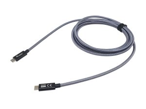 Equip USB 3.2 Gen 2x2 C to C Cable, 2.0m, PD240W, 4K/60Hz, 20Gbps, Black