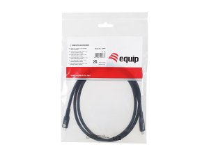 Equip USB 4 C to C Cable, 1.2m, PD240W, 8K/60Hz, 80Gbps, Black