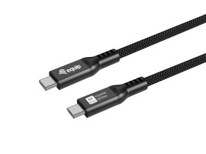 Equip USB 4 C to C Cable, 2m, PD240W, 8K/60Hz, 80Gbps, Black