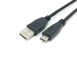 Equip USB 2.0 C to A, Cable, M/M, 0.5m