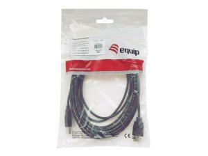 Equip USB 2.0 Type A to Type B Cable, 2.0m, Black