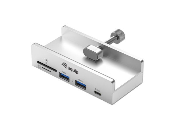 Equip 128968 interface hub USB 3.2 Gen 1 (3.1 Gen 1) Type-A 5000 Mbit/s Aluminium