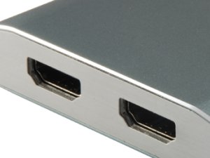 Equip USB Type C to 2 x HDMI Female Adapter