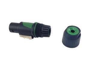 Equip 4-Pole speakON cable connector, Black