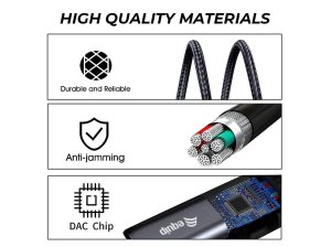 Equip 147945 audio cable 0.15 m 3.5mm USB Type-A Black