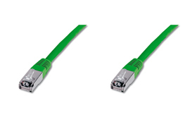 Digitus Patch Cable, FTP, CAT5E 1.0m networking cable 1 m