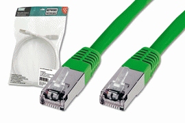 Digitus Patch Cable, FTP, CAT5E 1.0m networking cable 1 m
