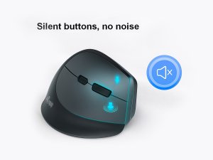 Equip Ergonomic Dual Mode Wireless mouse, Rechargeable