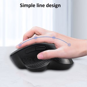 Equip 6-Button Dual Mode Wireless mouse, Rechargeable