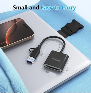 Equip 245461 card reader USB 3.2 Gen 2 (3.1 Gen 2) Type-C Black