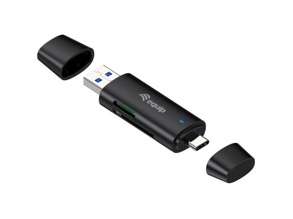 Equip 245462 card reader USB 3.2 Gen 1 (3.1 Gen 1) Type-A/Type-C Black