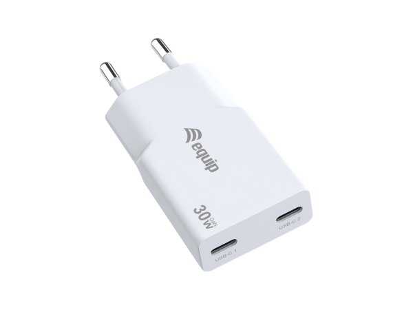 Equip 2-Port 30W GaN Slim USB-C PD Charger