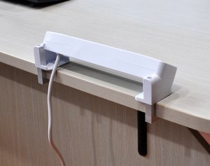 Equip 3-Outlet Clamp Power Strip with 3 x USB (2C + 1A)
