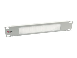 Equip 10″ Brush Panel 1U, Light Grey