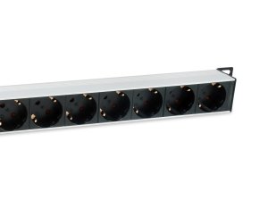 Equip 8-Outlet German Power Distribution Unit, Aluminum Shell, 3m