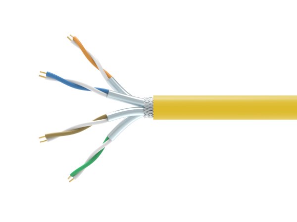 Equip 404563 networking cable Yellow 1000 m Cat7a S/FTP (S-STP)