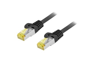 Equip Cat.6A S/FTP Outdoor Patch Cable, 20m, Black