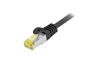 Equip Cat.6A S/FTP Outdoor Patch Cable, 1.5m, Black