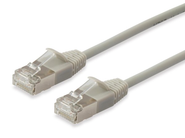 Equip Cat.6A F/FTP Slim Patch Cable, 1.5m, Beige