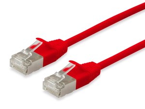 Equip Cat.6A F/FTP Slim Patch Cable, 1.5m, Red