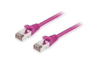 Equip Cat.6A S/FTP Patch Cable, Purple, 30m