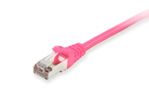 Equip Cat.6A S/FTP Patch Cable, Pink, 2.0m