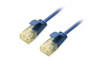 Equip Cat.6A U/UTP Slim Patch Cable, 1.5m, Blue