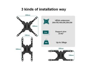 Equip 23"-42" Monitor VESA Extension Adapter