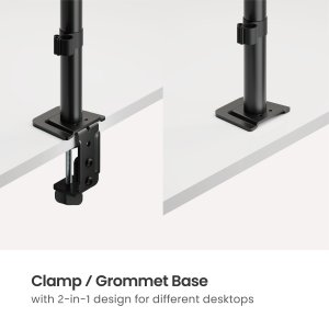 Equip 17"-32" Articulating Monitor Desk Mount