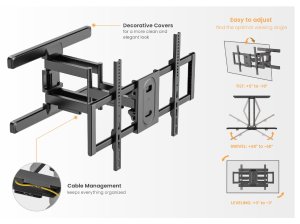 Equip 43"-100" Full Motion TV Mount Bracket