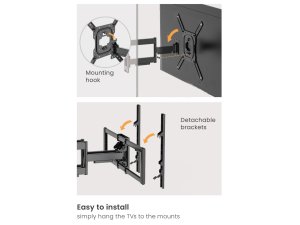 Equip 43"-100" Full Motion TV Mount Bracket