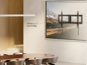 Equip 43"-95" Fixed Slim TV Wall Mount Bracket