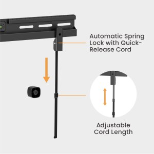 Equip 37"-86" No Drilling TV Wall Mount Bracket