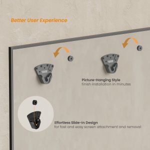 Equip 32"-100" No Drilling TV Wall Mount Bracket