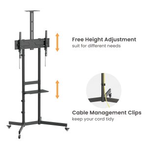 Equip 37"-70" Economy TV Trolley