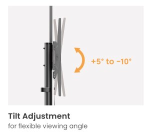 Equip 55"-100" Economy TV Trolley