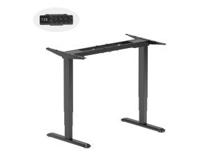 Equip ERGO Electric Sit-Stand Desk Frame, Black