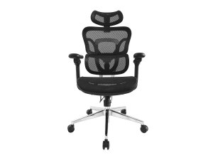 Equip Ergonomic Premium Office Chair with Headrest and Armrests, Black