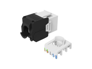 Equip Cat.6A Unshielded Keystone Jack Toolfree, 8pcs/Set