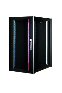 Equip Basic Flex 19' Cabinet, 22U, 600X800MM, RAL9005 Black