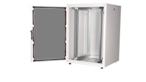 Equip Basic Flex 19' Cabinet, 22U, 800X800MM, RAL7035 Grey