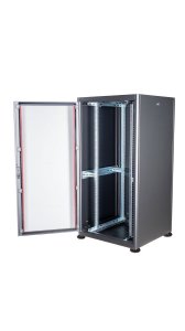 Equip Basic Flex 19' Cabinet, 32U, 800X800MM, RAL9005 Black