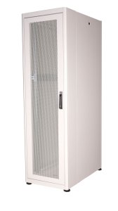 Equip Basic Flex 19' Cabinet, 42U, 600X1000MM, Perforated Front Door, RAL7035 Grey