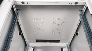 Equip Basic Flex 19' Cabinet, 42U, 600X800MM, Glass Back Door, RAL7035 Grey